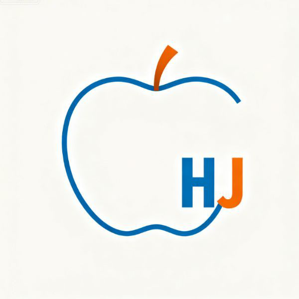 HJ苹果工作室LOGO